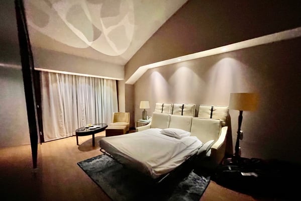 Suite Wohnraum, hier mit Zweitbett