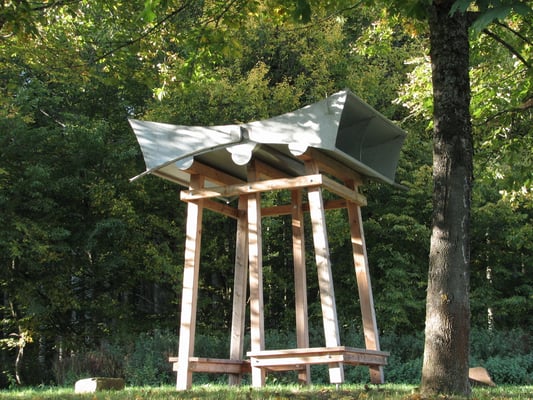 Die Windharfe im Wellnesswald