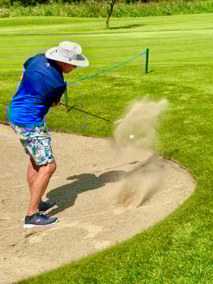 GC Dolomitengolf, Lavant, Bunkerschlag