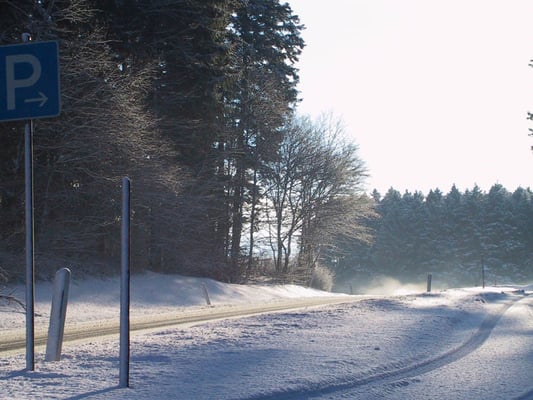 Einfahrt ins Waldachtal beim Tumlinger See