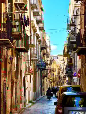 Malerische Nebengasse