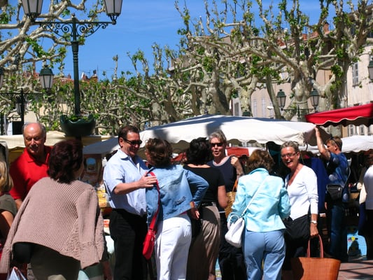 Wochenmarkt in Barjols