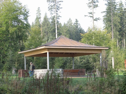 Der Gesundheits-Pavillon.