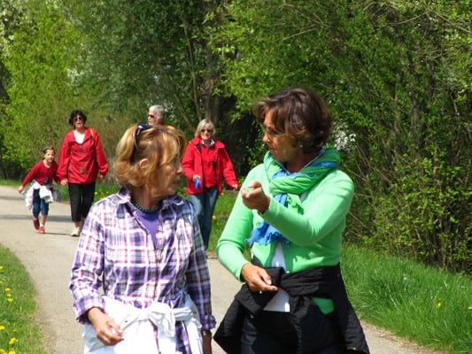 Auf der Runde: viel zu erzählen.