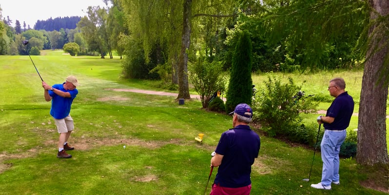 Die zweiten neun beginnen hier: Tee 10.