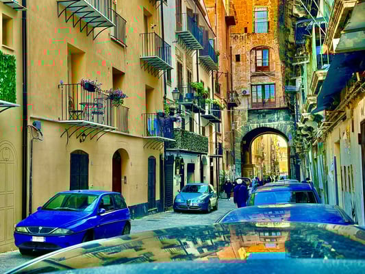 Malerische Nebengasse