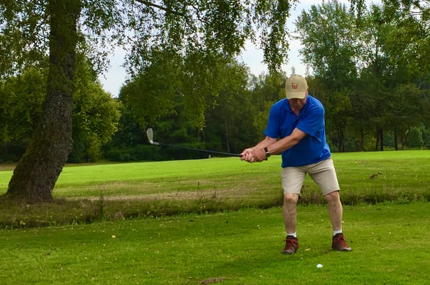 Werner Förster bei der Annäherung.