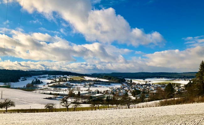 Panoramablick Tumlingen Richtung Schopfloch