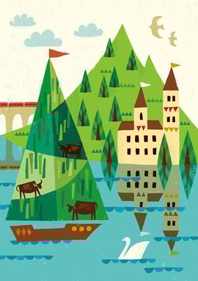 時は湖畔を流れ