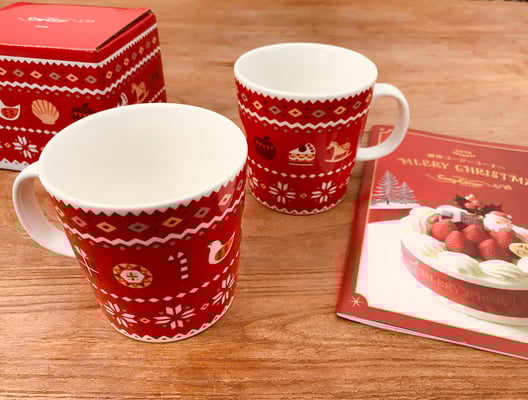 銀座コージーコーナー クリスマスノベルティマグ