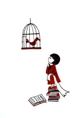 girl 1（リトグラフ）