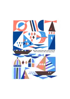 Beach（シルクスクリーン印刷）