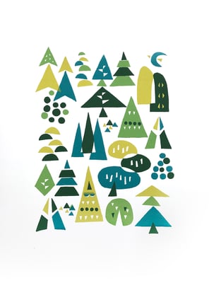 Summer forest（シルクスクリーン印刷）