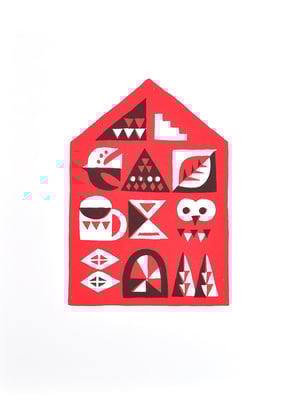 House （シルクスクリーン印刷）