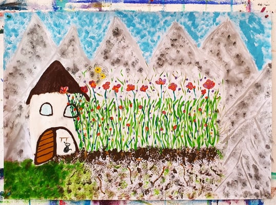 Kunsttherapie, mein innerer Garten.