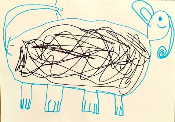 Kunsttherapie für Kinder.