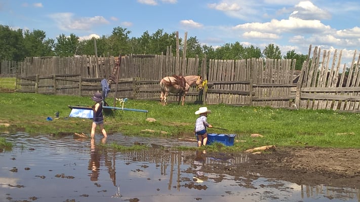 The puddle jumpers, splashers and mud artists