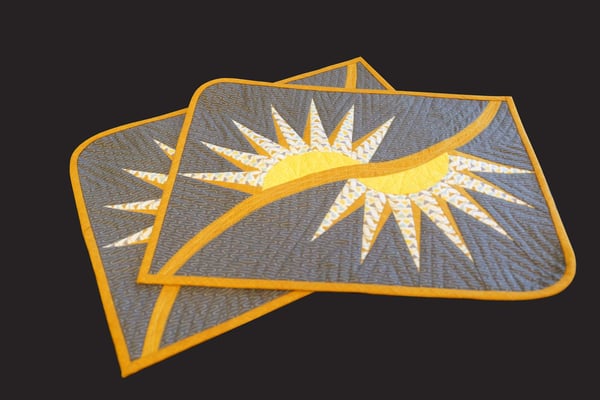 Broken Daisy- Bernhild Schröder 2017, Anleitung von Judy Niemeyer, Quiltworx 