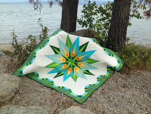 Vintage Compass - Bernhild Schröder-2015, Anleitung von Judy Niemeyer, Quiltworx 