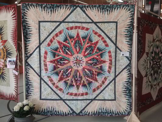 Mariner's Compass - Bernhild Schröder 2015, Anleitung von Judy Niemeyer, Quiltworx 