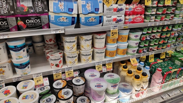 Joghurt wird immer im Resupply-Ort gegessen