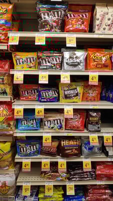 M&M, viele Sorten, beim Resupply immer dabei 😊