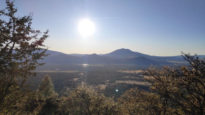 Blick von der Hat Creek Rim