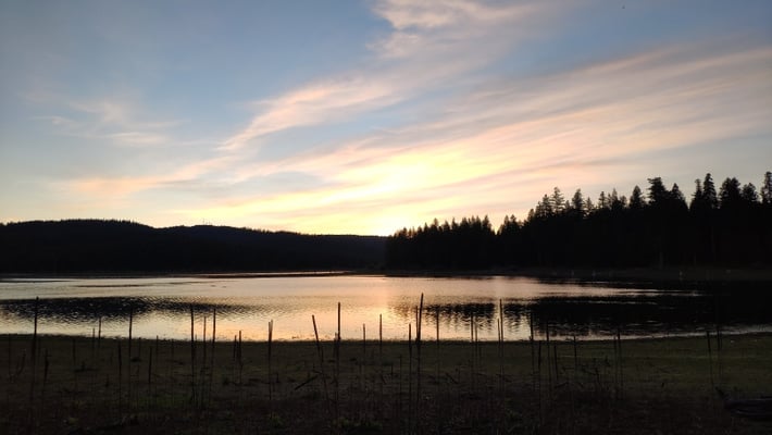 Blick von unserem Zelt aus