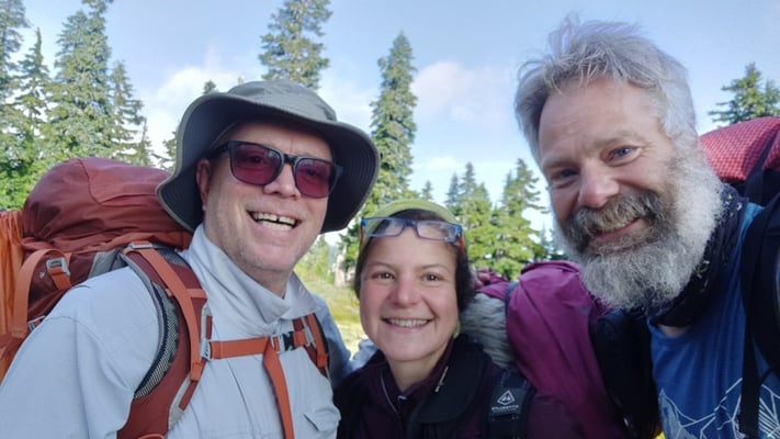 Losgehselfie mit Dan