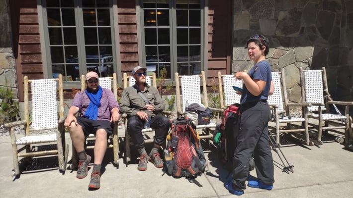 Stundenlang mit Jonas und Andy diskutiert. Sind gar nicht weggekommen ...