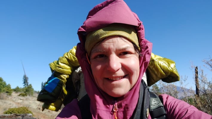 Auf der windigen Hat Creek Rim