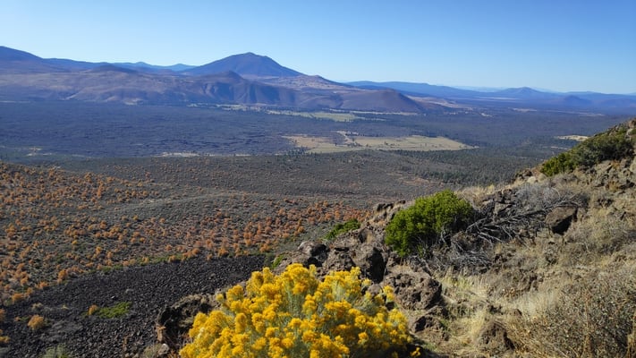 Blick von der Hat Creek Rim