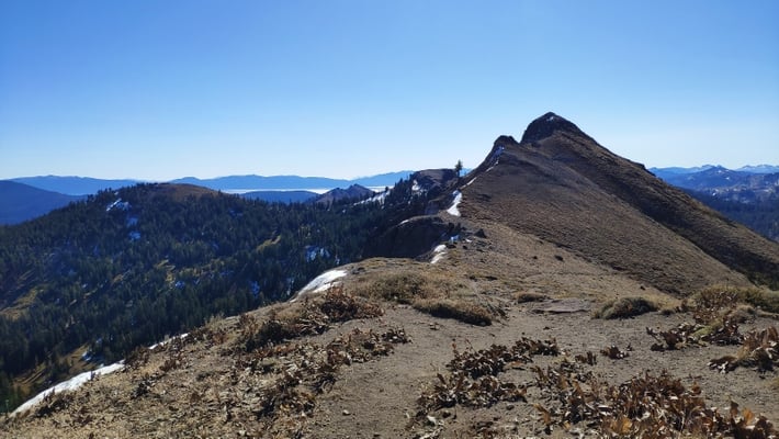 Auf dieser Rim wurden wir von Wind fast 'umgeworfen'