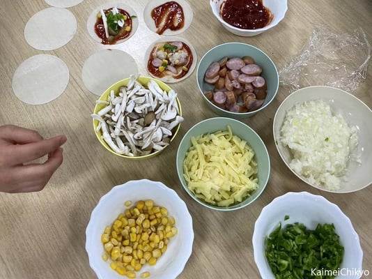 材料のしこみ完了！