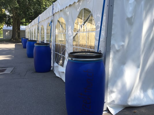 Festzelt für Dorffest wir vermieten