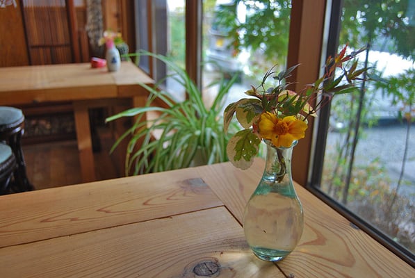 ゆったりとした時間が流れる店内