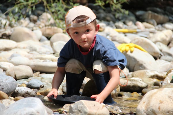 Junggoldwäscher im Goldfieber