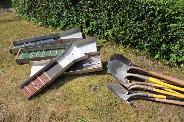 Ausrüstung für Goldwaschtouren