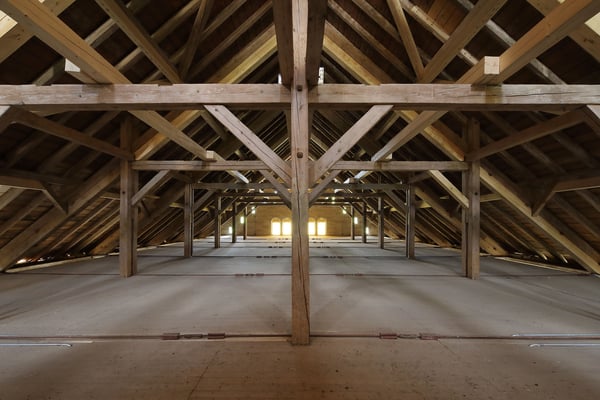 Historische Reithalle Marbach, Hängekonstruktion