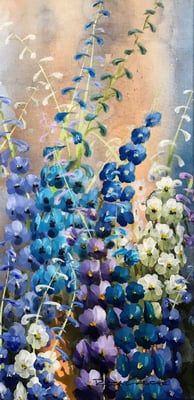 Aus dem Vollen  30x60   Acryl auf Leinwand                           2022490