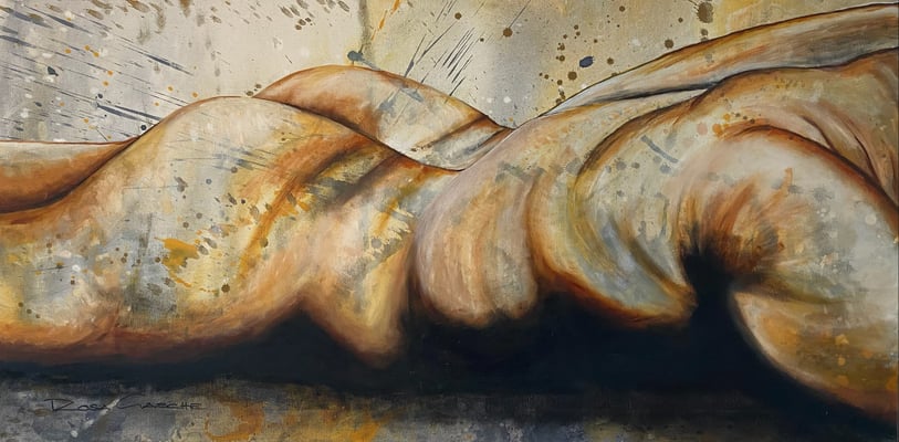 Fresko Homo  100x50     Mixed Media auf Leinwand  20231800