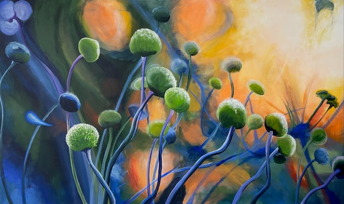 Verkauft!     Lichtvoll    100x60    Acryl auf Leinwand             20221900