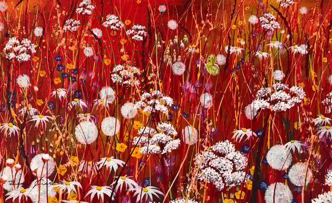 Liebe, Liebe, Liebelei   80x50   Acryl auf Leinwand.        20211400