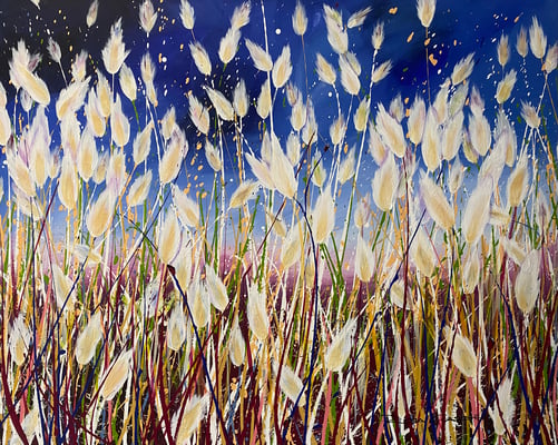 Windspiel    100x80.   Acryl auf Leinwand 20252000