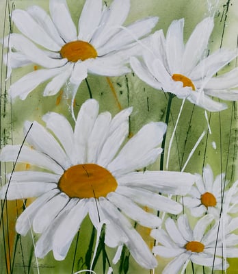 Margriten                  70x80     Acryl auf Leinwand             2020900