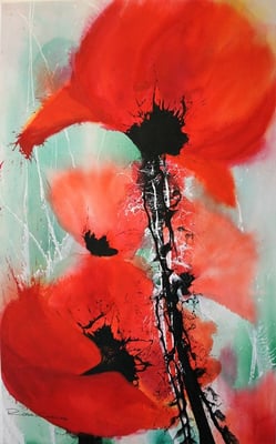 Power of Love  65x105   Acryl auf Leinwand                20161300