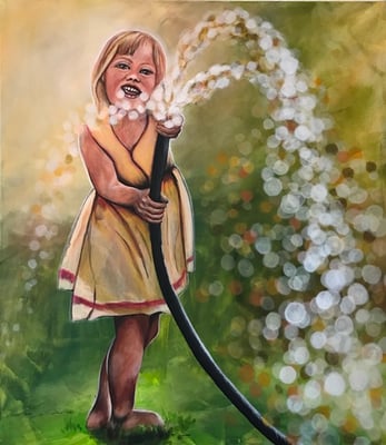 Juhuiii !      70x80     Leinwand