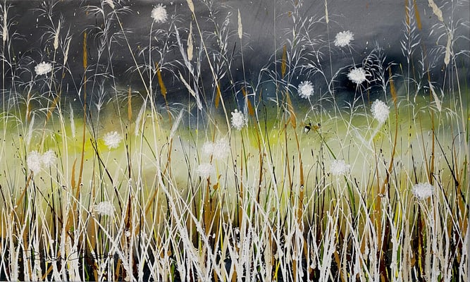 Mondschein  100x60 Acryl auf Leinwand           20231500