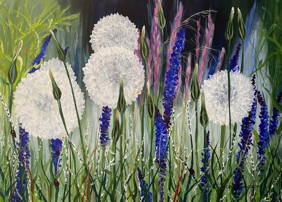 Verkauft!     Beseelt  100x70.     Acryl auf Leinwand     20251900