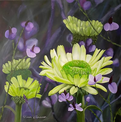 Strahle in deiner Schönheit  100x100    Acryl auf Leinwand    20233000